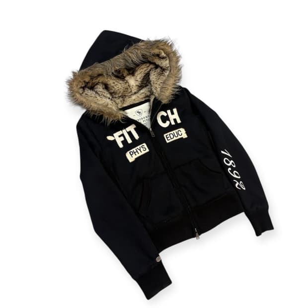 아베크롬비 울프죠 블랙 퍼후드집업