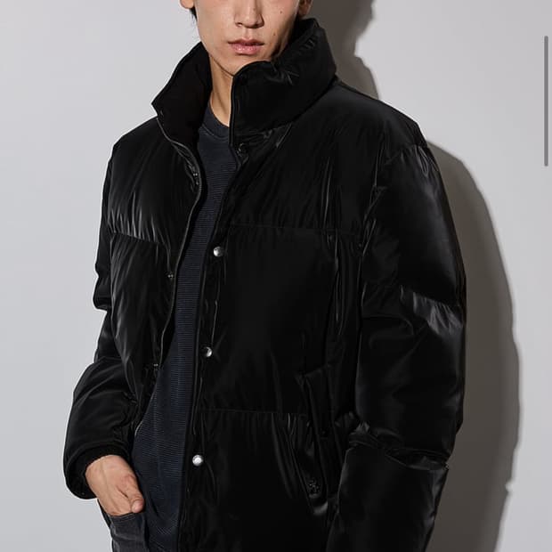 버커루 실크 패딩 블랙 XL 새상품