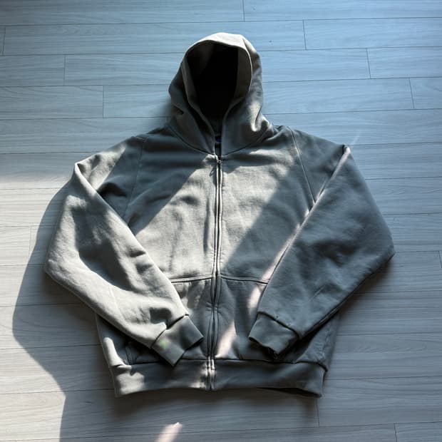 [L] 이지 x 갭 후디 후드 집업 타우페 그레이