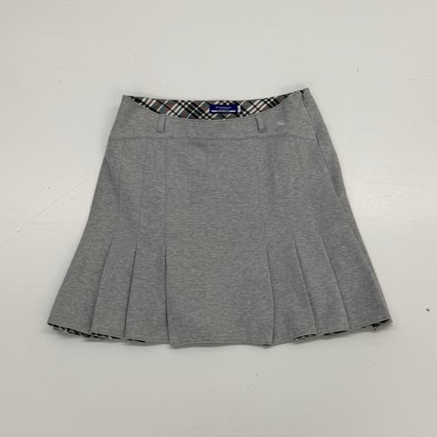 BURBERBERY 버버리 블루라벨 플리츠 스커트 (그레이) 38