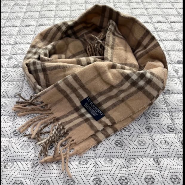 버버리 램스울 노바체크 머플러