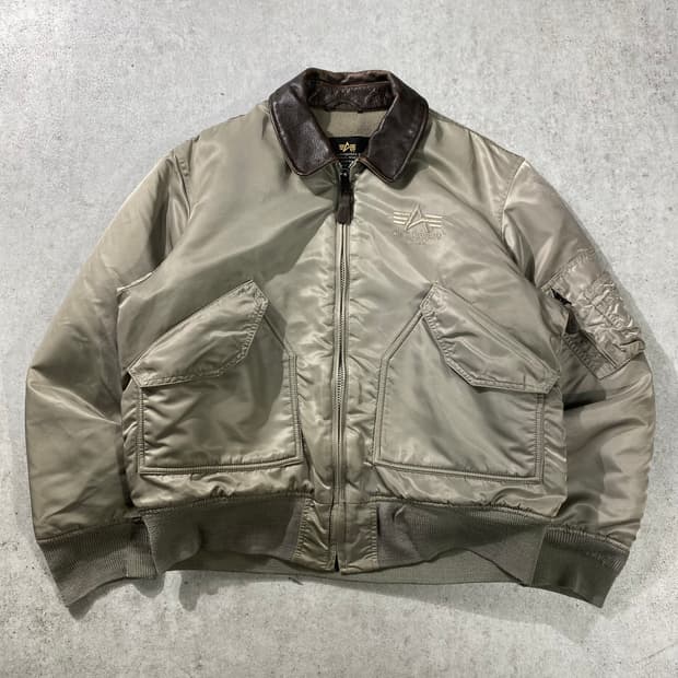[US M] 알파인더스트리 CWU-45P 밀리터리 플라이트 자켓
