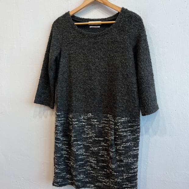 IKKA 부클 니트 원피스 Made in JAPAN