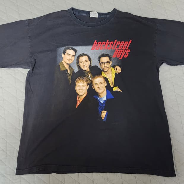[XL] 90s 백스트리트 보이즈 빈티지 밴드티 랩티