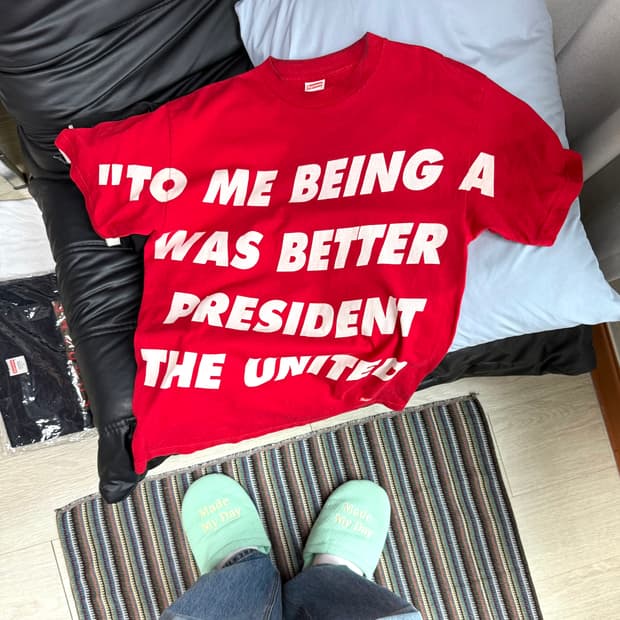 07ss 올드 슈프림 굿펠라스 반팔 티셔츠