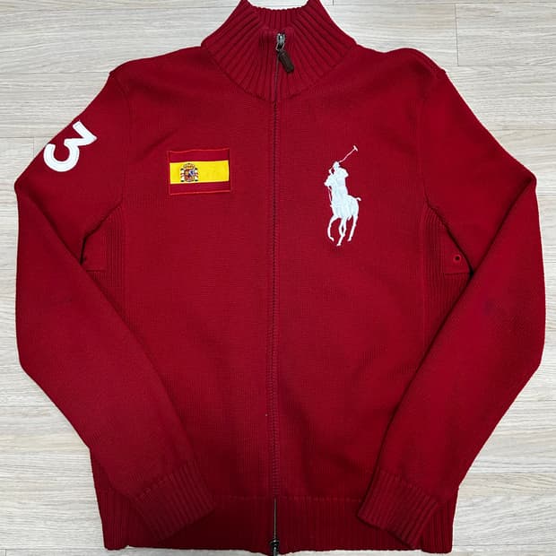 폴로 빅포니 스페인 니트집업