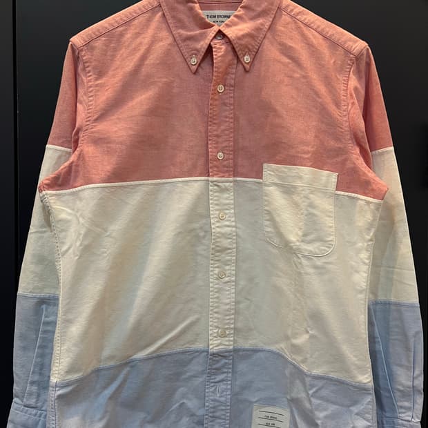 톰브라운 3패널 옥스포드 셔츠