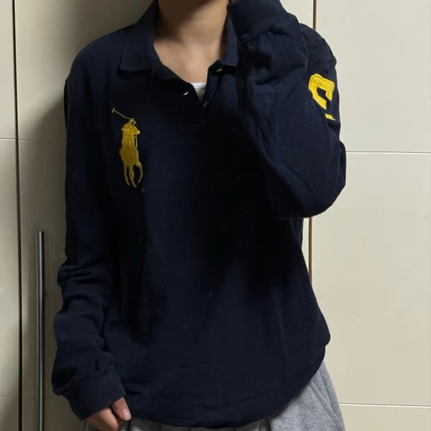 폴로 랄프로렌 빅포니 딥네이비 롱슬리브