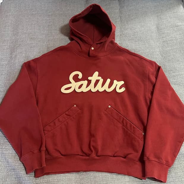 (XL) 세터 후드티 버건디