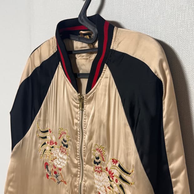 h&m 빈티지 자수 오버핏 스카잔