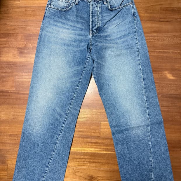 선플라워 와이드 트위스트 미드 블루