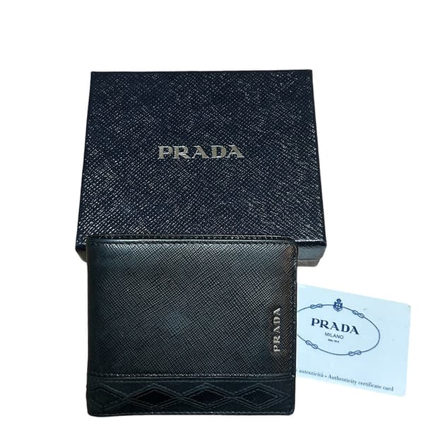 프라다 남성 반지갑 (풀박스)