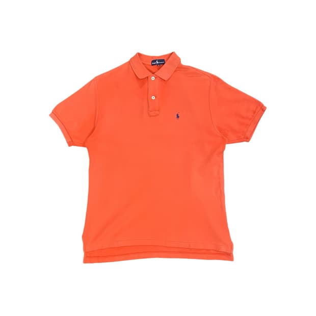 Ralph Lauren 레드오렌지 베이직 폴로 티셔츠