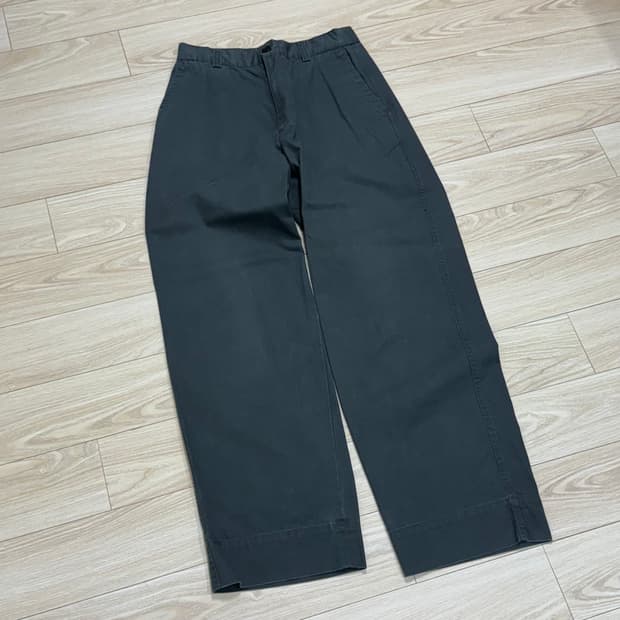 비얼디드키드 24ss 텐셀 오피스 차콜 팬츠