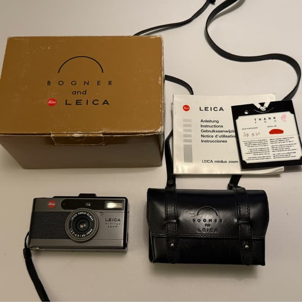 Bogner 에디션 라이카 미니룩스 줌 Leica Minilux Zoom