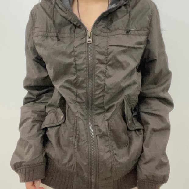 빈티지 후드 바람막이 자켓