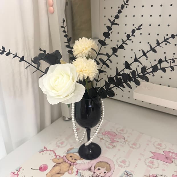 인테리어 인조식물 화병