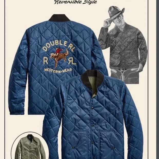 rrl 웨스턴 퀄팅자켓 m