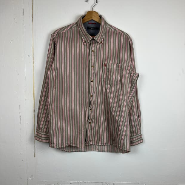 Kansai Yamamoto 스트라이프 셔츠 LL