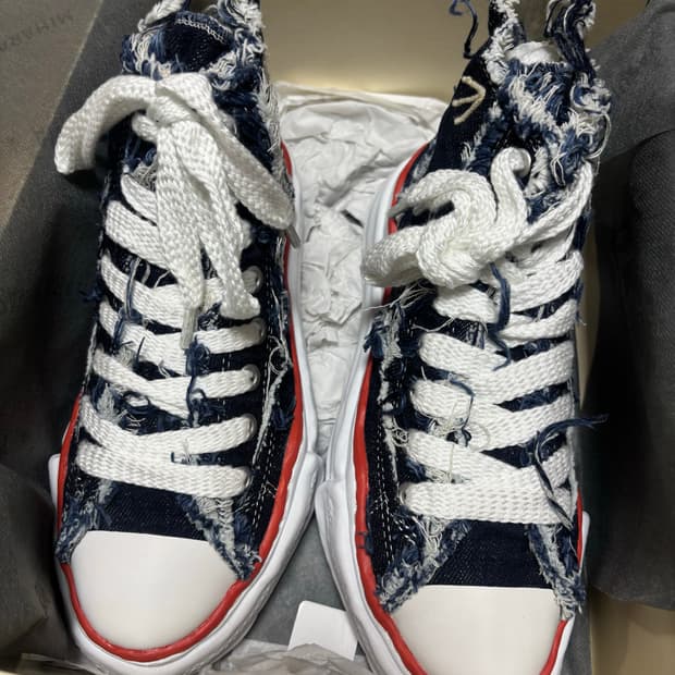 나이젤 카본 미하라 야스히로 데님 하이 41 새상품 