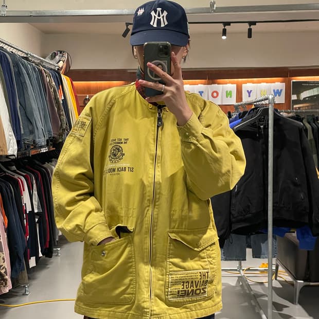 빈티지 코튼 야상 자켓