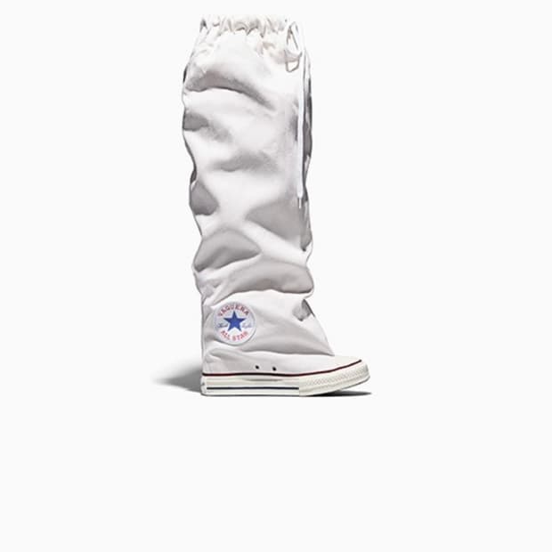 11월 18일까지 컨버스 x 바케라 트리플 엑스하이 슬라우치 웨지 화이트