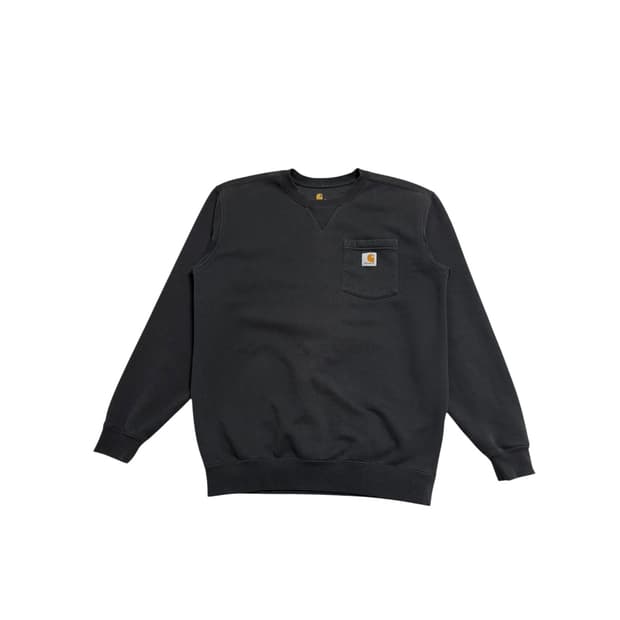 칼하트 크루넥 포켓 스웨트셔츠 블랙