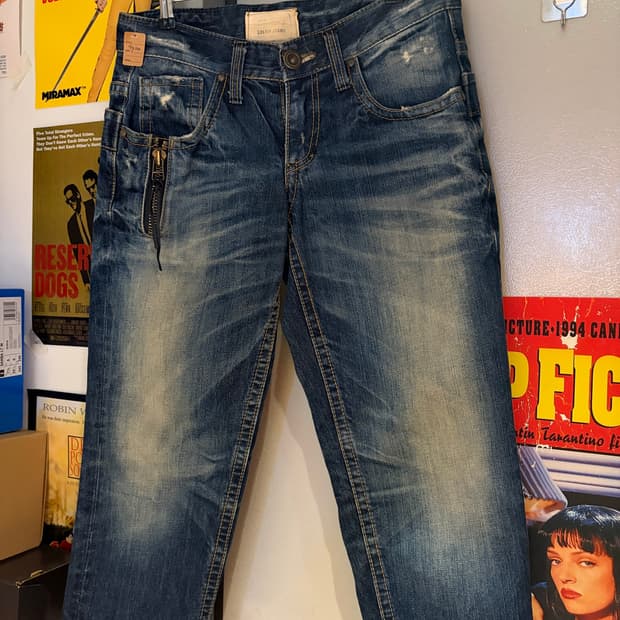 Lolita jeans 지퍼 포켓 데님팬츠