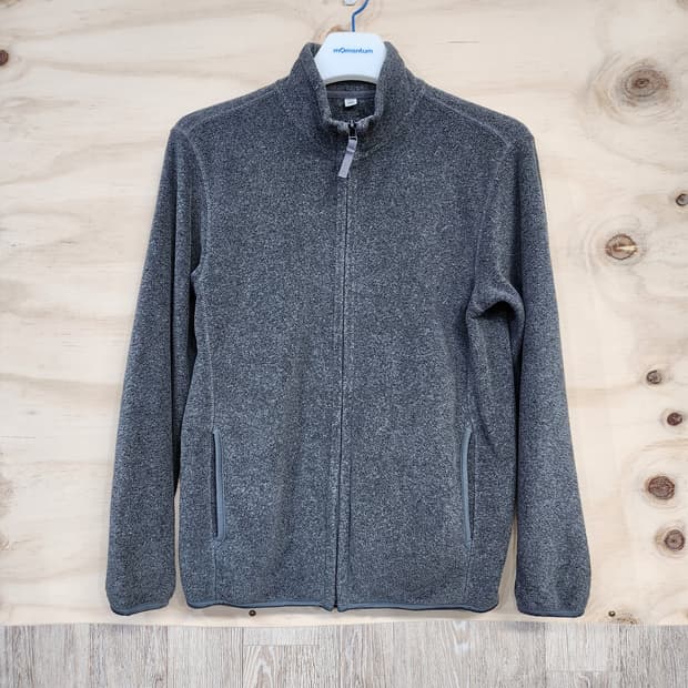 1034) 유니클로 그레이 후리스 집업 자켓