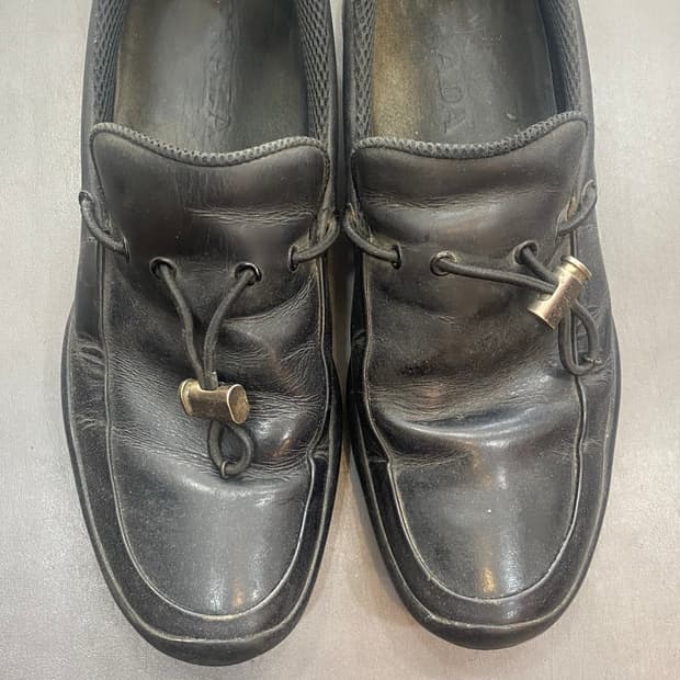 90’s PRADA 남성 로퍼 블랙 280
