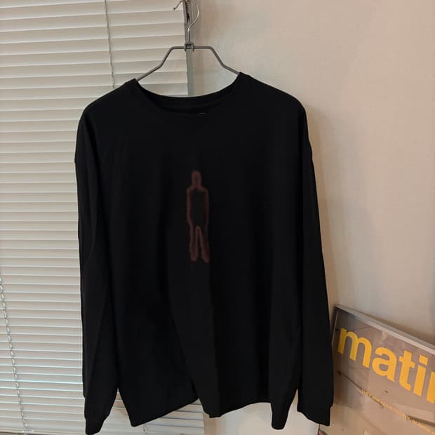 해칭룸 고스트 롱슬리브 블랙