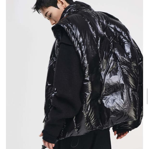 송지오 x 엘리엇 에밀 물리네 다운 점퍼 블랙 48