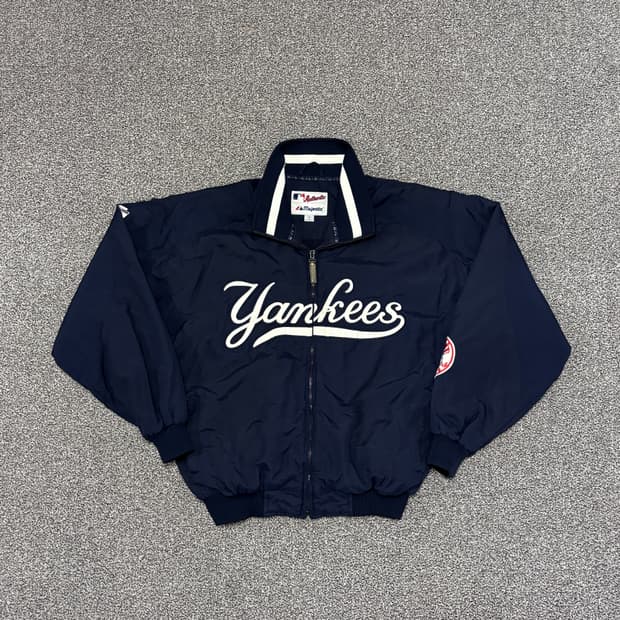 90s 빈티지 마제스틱 양키스 덕아웃 자켓