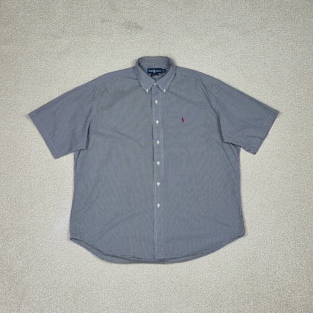 [폴로 랄프로렌] 블레이크 깅엄 체크 반팔 셔츠 | S00108