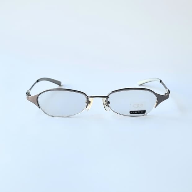 데드스탁 긱시크 오벌쉐임 반무테 안경테 579