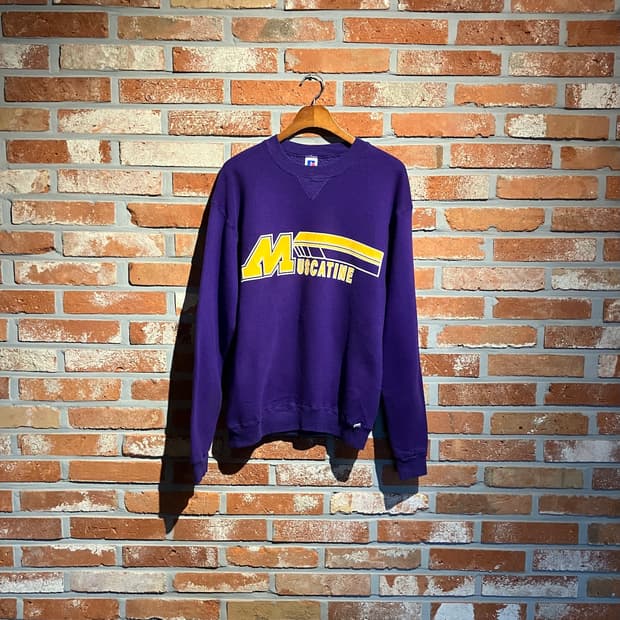 80s USA 빈티지 러셀 스웻 셔츠 맨투맨