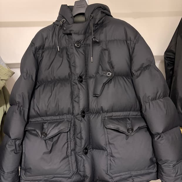 이스트로그 RAF 다운 파카 블랙 XL 