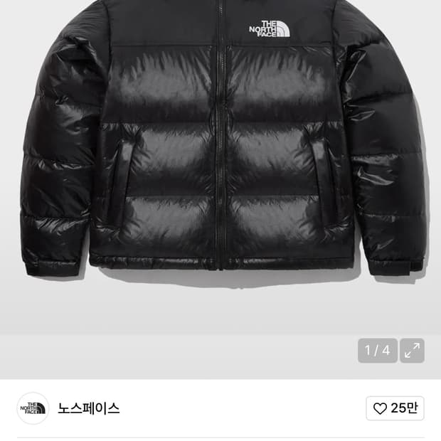 노스페이스 패딩 95사이즈