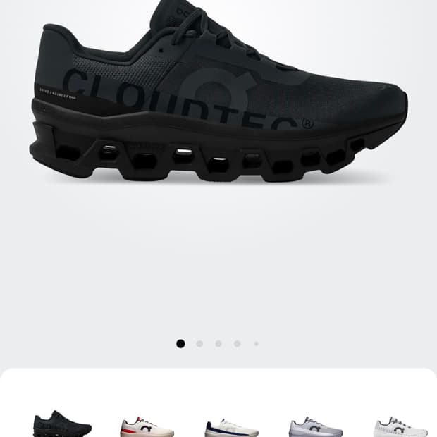 온러닝 클라우드몬스터 285 미개봉 새상품