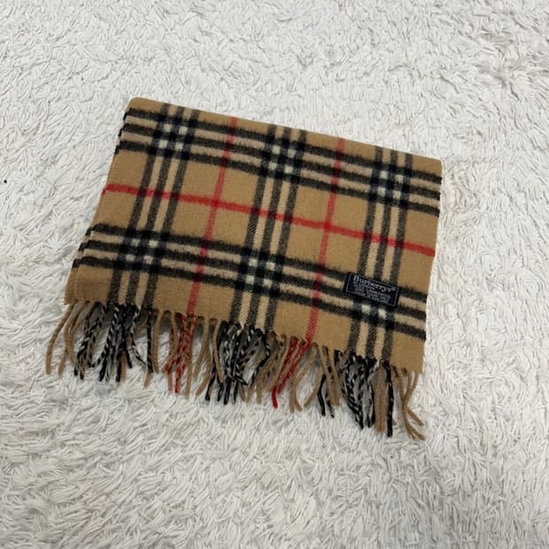 버버리 램스울 머플러