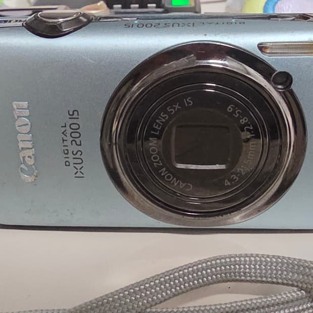 캐논 익서스 200 is 빈티지 디지털카메라(하자)