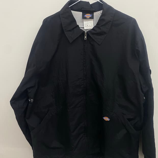 디키즈 블랙 바람막이 자켓 L