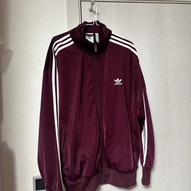 아디다스 파이어버드 버건디 져지 트랙탑  2XL