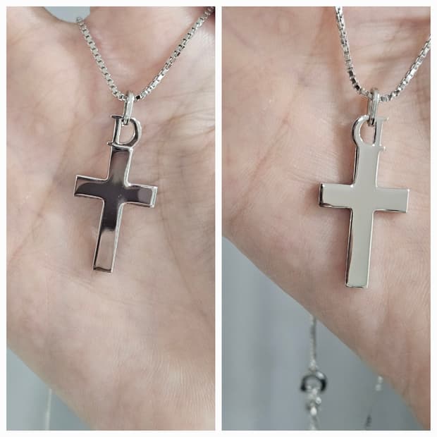 [새상품급]디올 십자가 펜던트 목걸이 [정품]