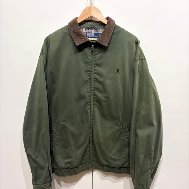 90's 폴로 랄프로렌 코듀로이 블루종 자켓
