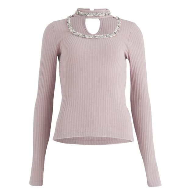 베이비메탈클럽 쥬얼 초커티 핑크