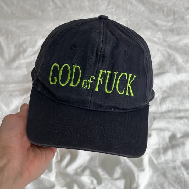 90s og Marilyn Manson ‘god of fuck’  hat