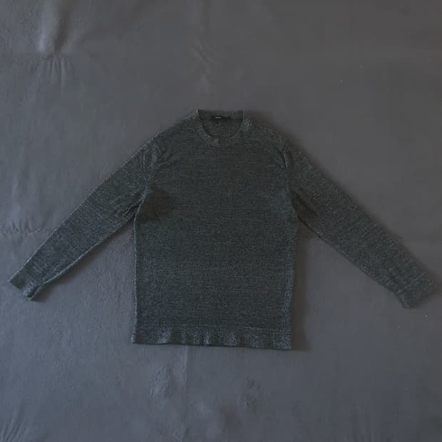 띠어리 크루넥 캐시미어 100% 니트 맨투맨 L 차콜