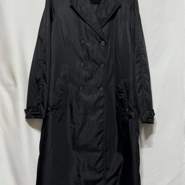 40 프라다 여성 나일론 트렌치코트