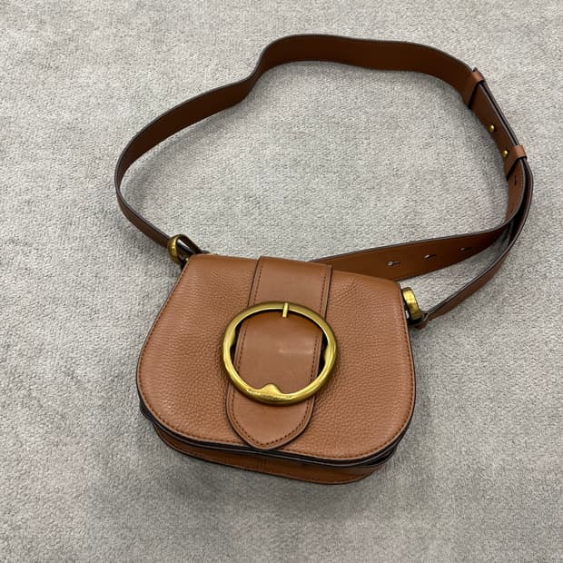 폴로 랄프로렌 페블 레더 레녹스 스몰 숄더백